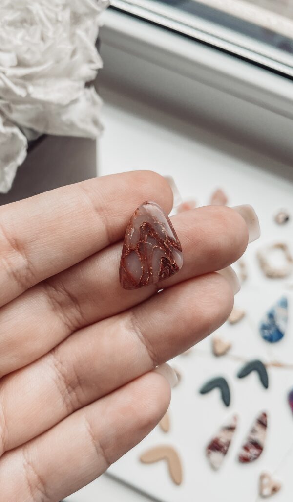 Kõrvarõngad Red Marble 02 - Image 2
