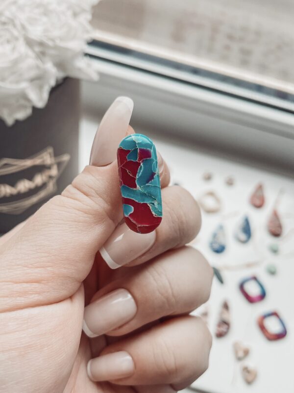 Kõrvarõngad Colorful Marble 01